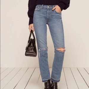 Reformation Winona Mid Slim Jean